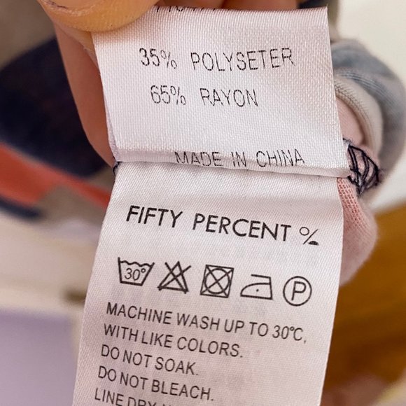 Blue and Pink Racerback Tank Top Size M - Picture 2 of 5